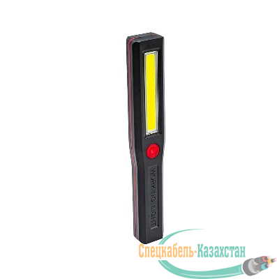 Фонарь 3Вт COB LED крючок магнит питание 3хAAA КОСМОС KocAu6001COB