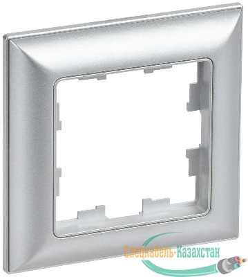 Рамка 1-м BRITE РУ-1-Бр алюм./алюм. IEK BR-M12-12-K47