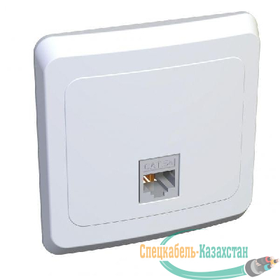 Розетка компьютерная 1-м СП Этюд RJ45 бел. SchE KOMC-001B