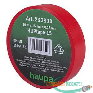 Изолента ПВХ 19мм (рул.20м) d74мм красн. HAUPA 263852