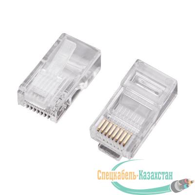 Джек компьютерный RJ45 (8P8C) кат.5E (уп.100шт) Rexant 05-1021