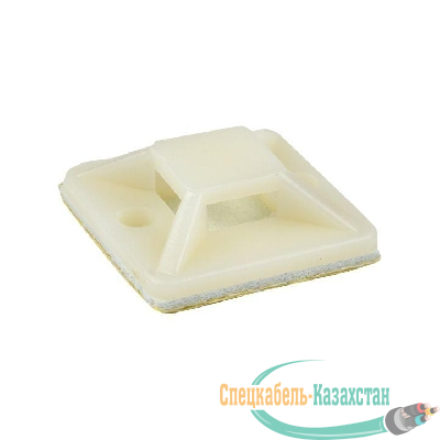 Площадка самоклеящаяся 25х25мм бел. (уп.100шт) EKF plc-25x25