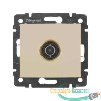 Розетка телевизионная TV СП Valena 1.5дБ 2400МГц с топологией "звезда" механизм сл. кость Leg 774329