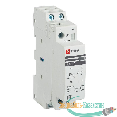 Контактор модульный КМ 16А NО+NC (1 мод.) EKF km-1-16-11