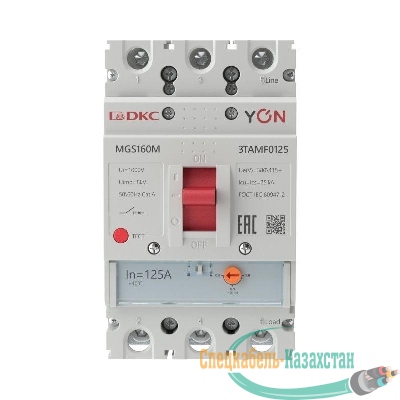 Выключатель автоматический MGS160 3P 100-125A 25kA YON MGS160M-3TAMF0125