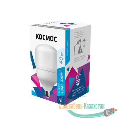 Лампа светодиодная HВтLED 40Вт 220В E27 4500К Космос LksmHWLED40WE2745
