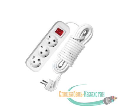 Удлинитель 3х2м с заземл. 16А IP20 S-303 с выкл. ПВС 3х1 UNIVersal 9634418
