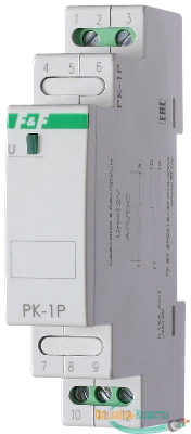 Реле промежуточное PK-1P/Un (монтаж на DIN-рейке 35мм 220В 50Гц 16А перекл.) F&F EA06.001.004