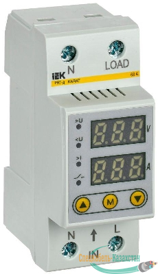 Реле напряжения и тока РНТ-д 1ф 36мм 63А IEK IVC21-1-63