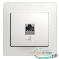 Механизм розетки комп. 1-м СП Glossa RJ45 бел. SchE GSL000181K