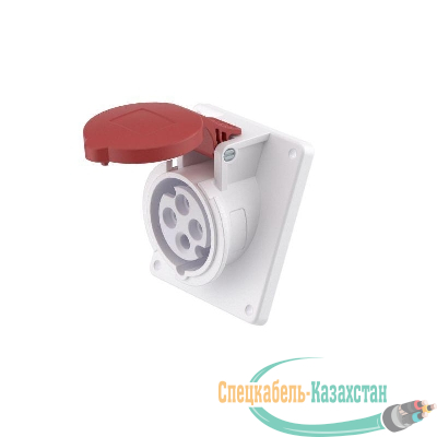 Розетка скрыт. уст. 16А 400В 3P+E с наклоном IP44 DKC DIS4131666