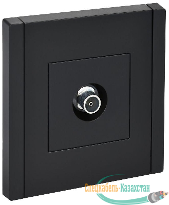 Розетка TV оконечная FORTE&PIANO FP128 черн. IEK FP-A10-O-K02