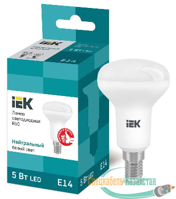 Лампа светодиодная ECO R50 5Вт 4000К бел. E14 450лм 230-240В ИЭК LLE-R50-5-230-40-E14