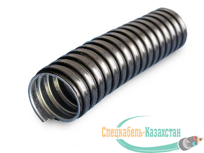 Металлорукав в ПВХ изоляции Р3-ЦПнг 38 d38мм без протяжки черн. (уп.25м) ЗЭТАРУС zeta44208