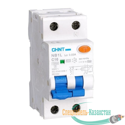 Выключатель автоматический дифференциального тока 1п+N C 32А 30мА тип AC 10кА NB1L (36мм) (R) CHINT 203110