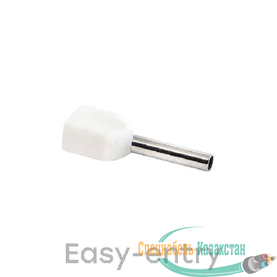 Наконечник штыревой втулочный изол. НШвИ(2) 0.5-8 (уп.50шт) EKF nhvi2-0.5-8