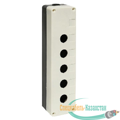 Корпус КП105 5 кнопок бел. EKF cpb-105-w