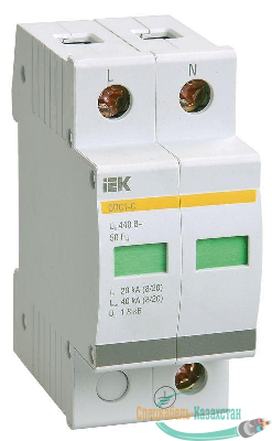 Ограничитель перенапряжения ОПС1-C 2P ИЭК MOP20-2-C