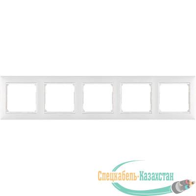Рамка 5-м Valena горизонт. бел. Leg 774455
