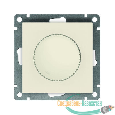 Светорегулятор СП Афина 500Вт механизм сл. кость (ivory) Universal A0101-I