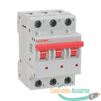 Выключатель автоматический модульный 3п C 6А 6кА MD63 YON MD63-3C6-6