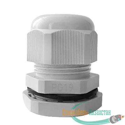 Ввод кабельный (сальник) PG-19 IP68 сер. TOKOV ELECTRIC TKE-PG-19-G