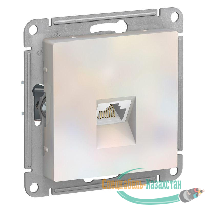 Механизм розетки компьютерной ATLAS DESIGN RJ45 жемчуг SchE ATN000483