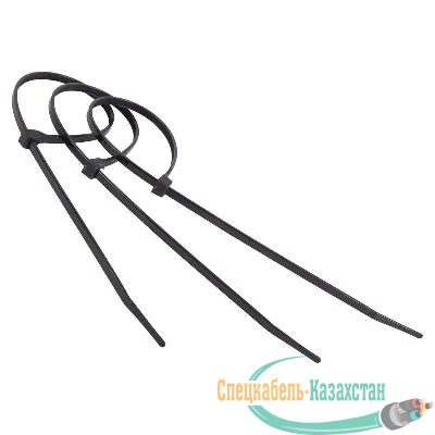 Хомут кабельный 2.5х150 нейл. черн. (уп.100шт) Rexant 07-0151