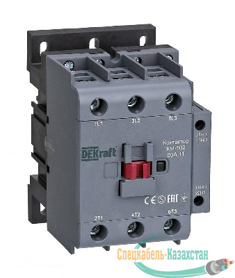 Контактор КМ-102 3п 80А кат. 230В AC 1НО+1НЗ AC-3 AC-4 DEKraft 22009DEK