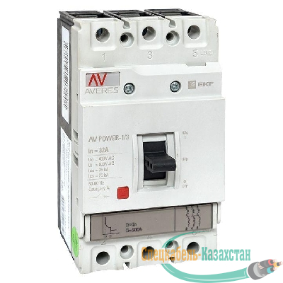 Выключатель автоматический 3п 32А 35кА AV POWER-1/3 TR AVERES EKF mccb-13-32-TR-av