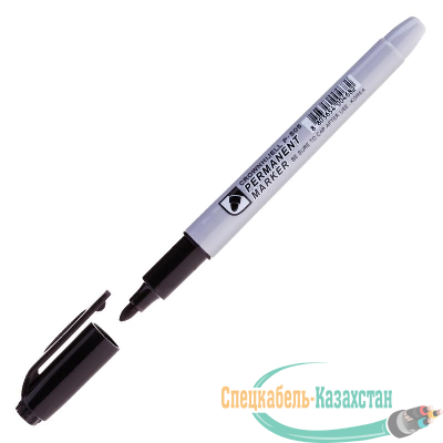 Маркер перманентный "Multi Marker Slim" 2мм пулевидный черн. Crown Б0048243