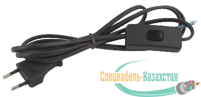 Шнур для бра 1.8м ШВВП 2х0.5 черн. UX-ШВВП-S-1.8m-B ЭРА Б0044072