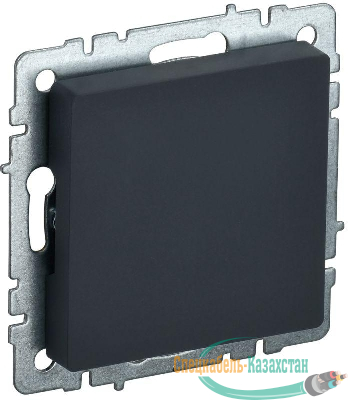 Заглушка c суппортом BRITE МЗ10-БрГ механизм графит IEK BR-PL10-K53