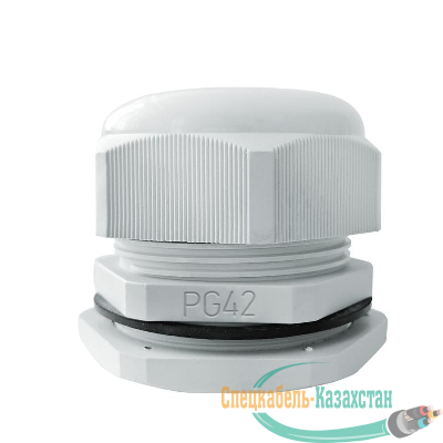 Ввод кабельный (сальник) PG-42 IP68 сер. TOKOV ELECTRIC TKE-PG-42-G