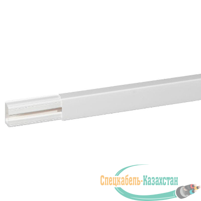 Кабель-канал 1-секц. 40х20 L2100 пластик DLPlus без перегородки бел. Leg 030027