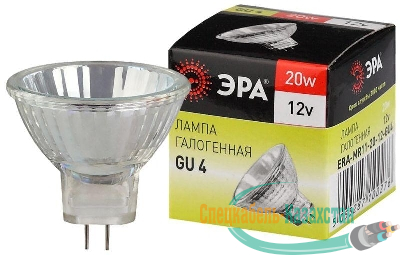 Лампа галогенная GU4-MR11-20W-12V-30Cl ЭРА C0027361