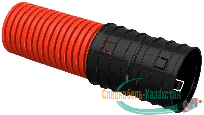Труба гофрированная двустенная ПНД гибкая d125мм красн. (уп.50м) IEK CTG12-125-K04-050-R