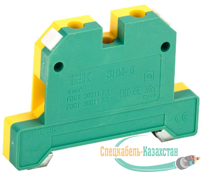 Зажим наборный ЗНИ-6PEN 6кв.мм (JXB-земля) ИЭК YZN20-006-K52