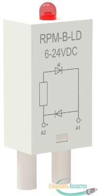 Модуль защиты для реле диод+светодиод 6-24В DC ONI RPM-B-LD-DC6-24V