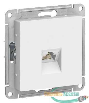 Розетка компьютерная AtlasDesign RJ45 кат.5E механизм лотос SE ATN001383