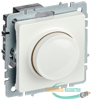 Светорегулятор СП BRITE пов-наж. 600Вт СС10-1-0-БрБ механизм бел. IEK BR-D20-0600-K01