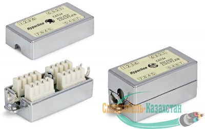 Адаптер проходной (coupler) CA-IDC-C5e-SH-F-WH Dual IDC кат.5E экранир. 4 пары Hyperline 23534