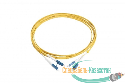 Патч-корд FC-D2-9-LC/UR-LC/UR-H-3M-LSZH-YL волоконно-оптический (шнур) SM 9/125 (OS2) LC/UPC-LC/UPC duplex LSZH 3м Hyperline 28076