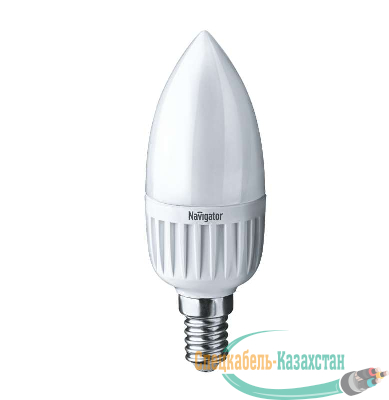 Лампа светодиодная 94 482 NLL-P-C37-5-230-4K-E14-FR 5Вт свеча 4000К бел. E14 370лм 220-240В Navigator 94482