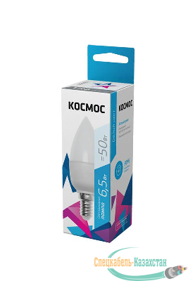 Лампа светодиодная CN 6.5Вт 220В E14 4500К Космос LkecLED6.5wCNE1445