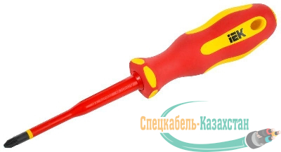 Отвертка диэлектрическая SLIM PZ2х100 Т2 ARMA2L 5 IEK A2L5-SC31-T2-PZ-20-100