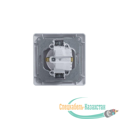Розетка 1-м СП Glossa 16А защ. шторки с заземл. в сборе бел. SchE GSL000144