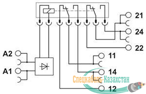 Модуль релейный PLC-RSC- 24DC/21-21 Phoenix Contact 2967060