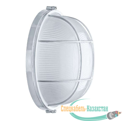 Светильник ЛОН 94 807 NBL-R2-100-E27/WH 1х100Вт E27 IP54 (аналог НПБ 1102 бел. круг с решеткой 100Вт) Navigator 94807