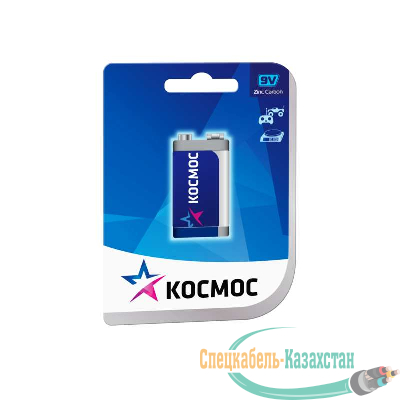 Элемент питания солевой "крона" S 6F22 (блист.1шт) Космос KOC6F221BL